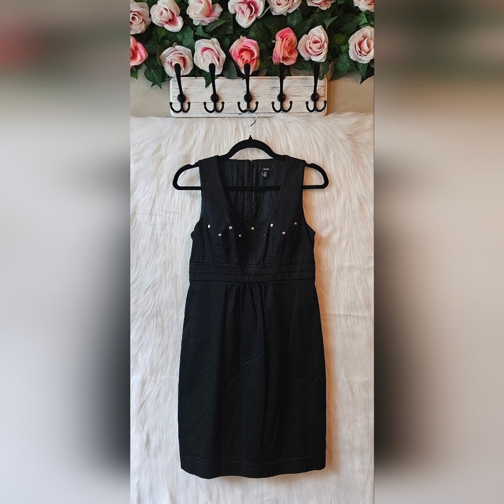Jacob Braid & Stud Classic Mini Dress